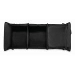 Foldable car organizer made of RPET 600D polyester black colour tenth view