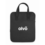 Foldable car organizer made of RPET 600D polyester black colour main view