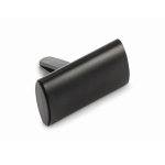 Car air freshener case with aluminum lid and clip black colour