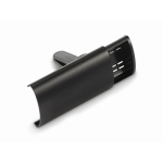 Car air freshener case with aluminum lid and clip black colour second view