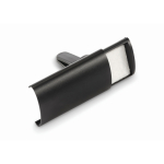 Car air freshener case with aluminum lid and clip black colour