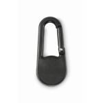 ABS compass with carabiner for outdoor activities black colour third view