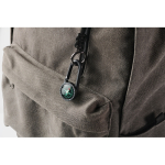 ABS compass with carabiner for outdoor activities black colour fourth photographic view