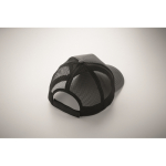5-panel trucker cap in cotton and mesh 250 g/m² dark grey colour sixth photographic view