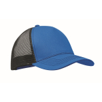 5-panel trucker cap in cotton and mesh 250 g/m² royal blue colour
