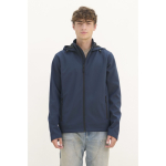 Recycled polyester softshell jacket with hood SOL'S navy-blue colour