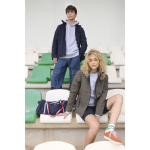 Recycled polyester softshell jacket with hood SOL'S navy-blue colour