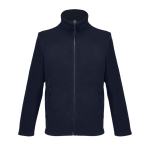 Unisex microfleece jacket with zip and pockets SOL'S navy-blue colour