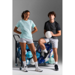 Breathable recycled polyester T-shirt SOL'S taupe grey colour