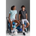 Breathable recycled polyester T-shirt SOL'S taupe grey colour