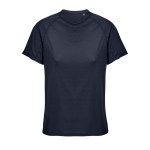 Women's breathable recycled polyester T-shirt SOL'S navy-blue colour