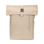 Roll-top backpack with top closure and pockets 17L 380 g/m² natural colour fifth view