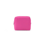 High-density polyester toiletry bag in various colours pink colour first view