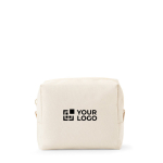 High-density polyester toiletry bag in various colours main view