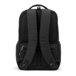 Water-repellent organiser backpack with pockets 23L 17.3” black colour second view