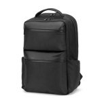 Water-repellent organiser backpack with pockets 23L 17.3” black colour