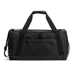 Recycled polyester sports bag with spacious 37L compartment black colour first view