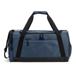 Recycled polyester sports bag with spacious 37L compartment blue colour first view
