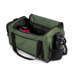 Recycled polyester sports bag with spacious 37L compartment dark green colour fourth view