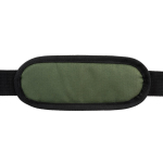 Recycled polyester sports bag with spacious 37L compartment dark green colour fifth view