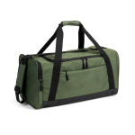 Recycled polyester sports bag with spacious 37L compartment dark green colour