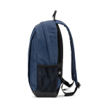 Eco laptop backpack with mesh back panel 15” blue colour fourth view