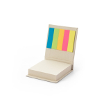 2-in-1 office set made from 100% recycled paper with 150 sheets white colour third view