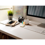 2-in-1 office set made from 100% recycled paper with 150 sheets still life view