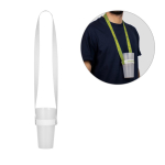 Europe-made lanyard for sublimation with elastic cup holder various colours