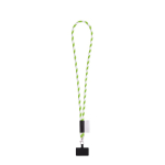 Tubular lanyard with carabiner and mobile phone holder 6.5 x 4.1cm