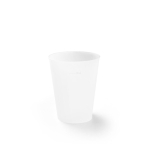 Single-wall plastic party cup made in Europe 330ml transparent colour