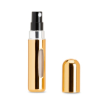 Refillable aluminium perfume atomiser with window 5ml champagne colour first view
