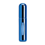 Refillable aluminium perfume atomiser with window 5ml royal blue colour