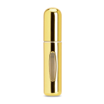 Refillable aluminium perfume atomiser with window 5ml gold colour first view