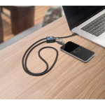 Cable lanyard with phone holder and ultra-fast 60W charging first view