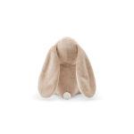 Polyester bunny soft toy with customisable patch beige colour second view