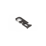 Small multifunctional tool with 8 functions black colour