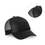 Polyester and mesh cap with adjustable fastening 150 g/m2 various colours