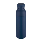Double-wall stainless steel thermal bottle 650ml navy-blue colour