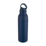 Double-wall stainless steel thermal bottle 650ml navy-blue colour fourth view