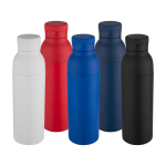 Double-wall stainless steel thermal bottle 650ml navy-blue colour second multiple colours view