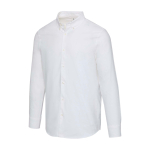 Men’s long-sleeve Oxford shirt with button-down collar Elevate white colour