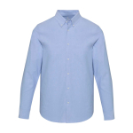 Men’s long-sleeve Oxford shirt with button-down collar Elevate light blue colour second front view
