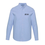 Men’s long-sleeve Oxford shirt with button-down collar Elevate main view