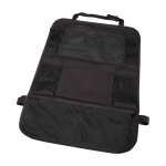 Car organiser with mesh pockets and window black colour second view