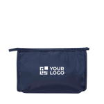 Travel recycled polyester toiletry bag for items and accessories main view