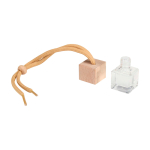 Compact car vent air freshener with vanilla fragrance 8 ml natural colour second view