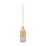 Aroma reed diffuser with wood effect, ideal for the home 30 ml wood colour second front view