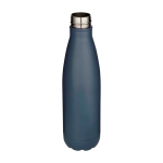 Recycled stainless steel water bottle with cap 750ml bondi blue colour second view