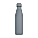 Recycled stainless steel water bottle with cap 750ml royal blue colour second front view